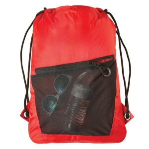 Waterproof 17L Nylon Mesh Swim Backpack with Drawstring