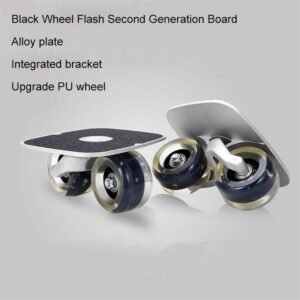 Portable Roller Road Drift Skates Plate Anti-Slip Split Skateboard