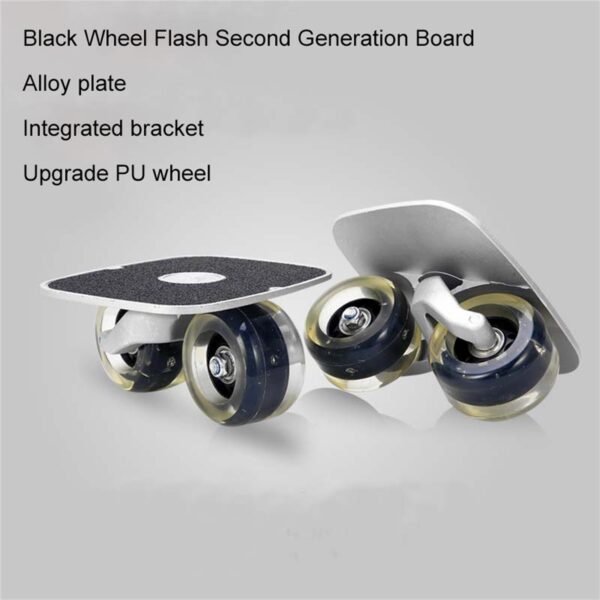 Portable Roller Road Drift Skates Plate Anti-Slip Split Skateboard - Image 2