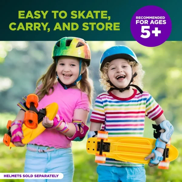 Standard Skateboard Mini Cruiser - 6'' PP Deck Complete Double - Image 4